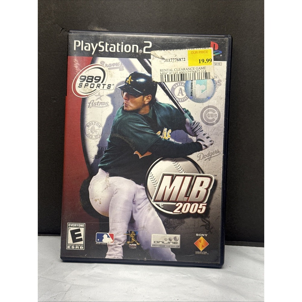 MLB 2005 PS2 (Sony PlayStation 2, 2004) 989 sports.‎ Complete.